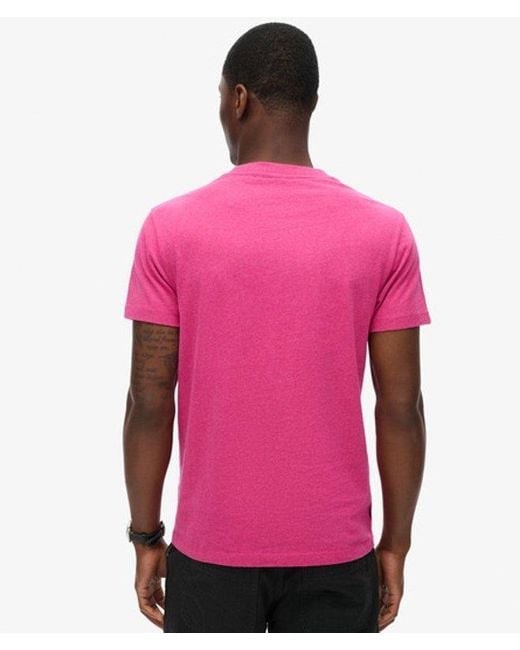 Superdry Pink & Co Essential Logo T-shirt for men