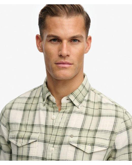 Superdry Green & Co The Merchant Store - Lite Check Shirt for men