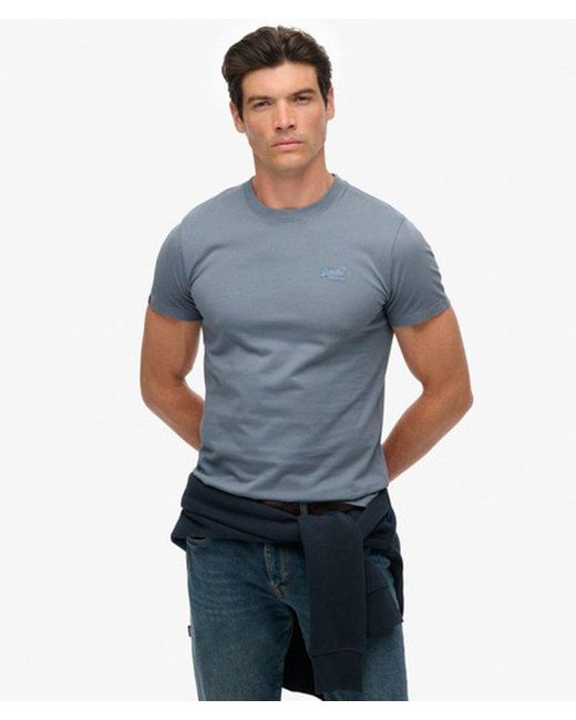 Superdry Blue & Co Essential Logo T-shirt for men