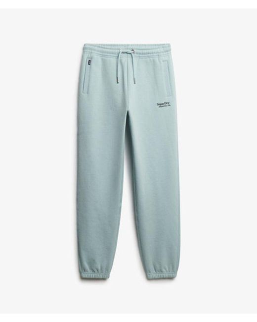 Superdry Blue & Co Essential Logo Cuffed joggers
