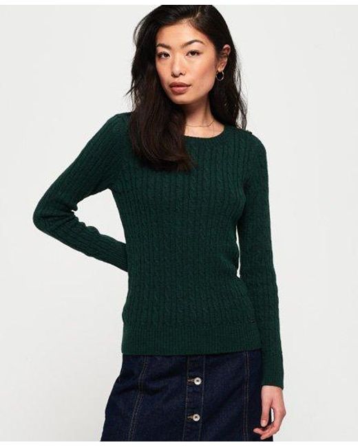 superdry croyde cable knit jumper