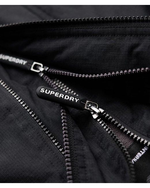 Superdry Black & Co Pop Zip Hood Arctic Sd-windcheater Jacket for men