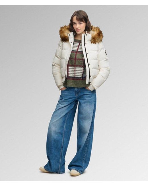 Superdry Gray & Co Everest Hooded Bomber Jacket