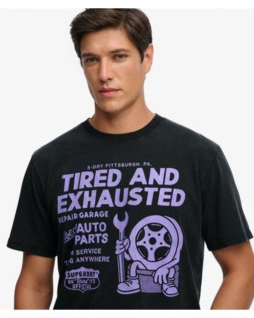 Superdry Black & Co Local Business Loose T-shirt for men