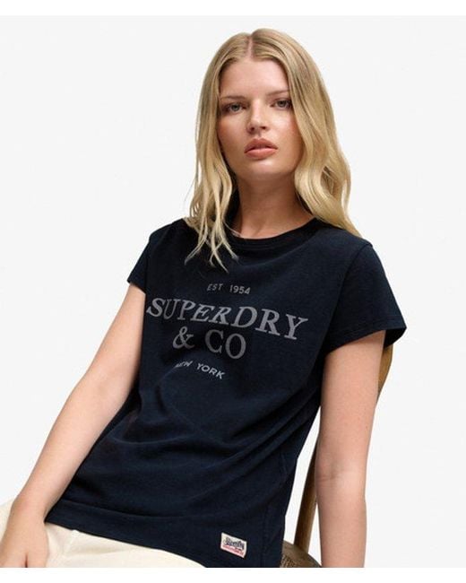 Superdry Black & Co Luxe Casual Classic T-shirt