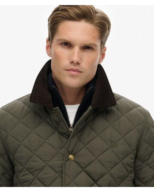 Homme Veste Coach Matelassée Estate Taille Superdry pour homme en coloris Green