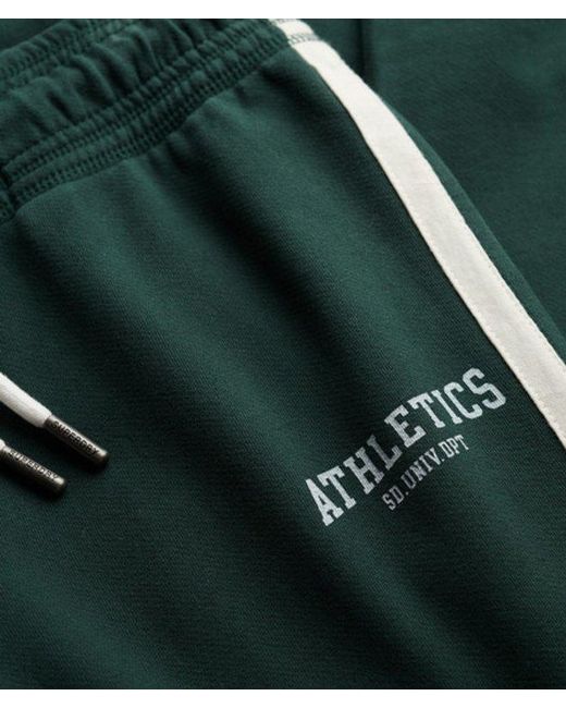 Superdry Green & Co Athletic Stripe Flare joggers