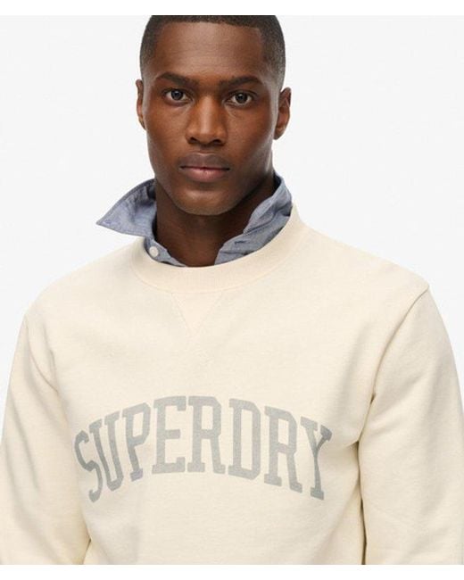 Superdry Natural & Co Athletic Essentials Crew Sweatshirt for men