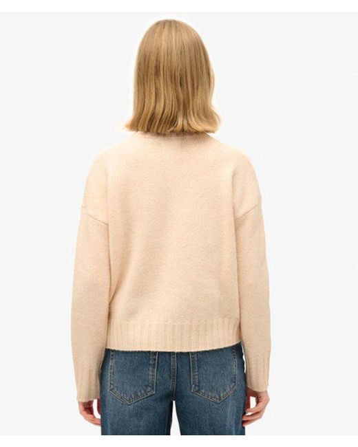 Superdry Blue Essential Crew Neck Jumper