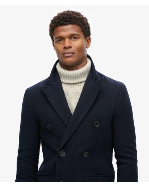 Superdry Blue & Co The Merchant Store - Town Coat for men