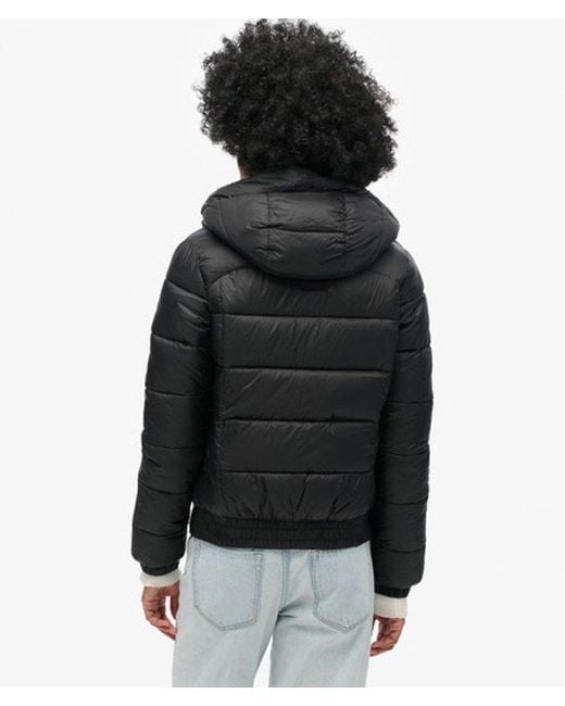 Superdry White & Co Sports Puffer Bomber Jacket
