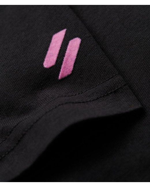 Superdry Black & Co Sportswear Logo Fitted T-shirt