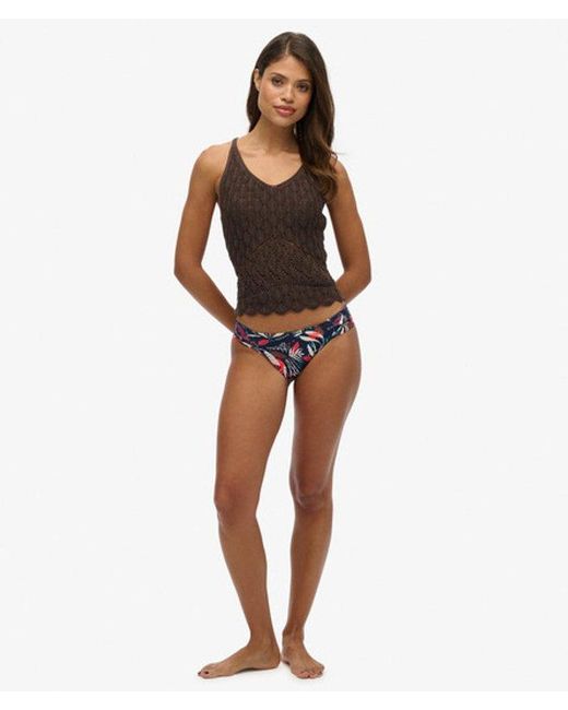 Superdry Black & Co Ruched Bikini Briefs