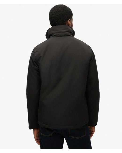 Superdry Black Ultimate Windbreaker Jacket for men
