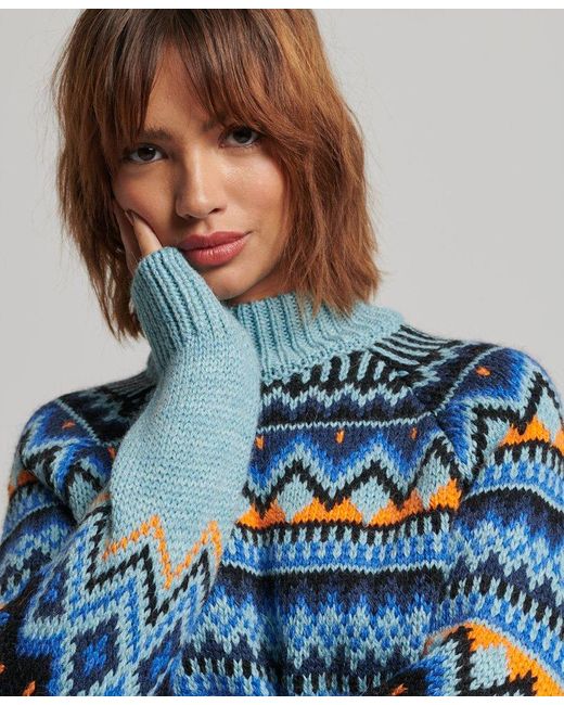Superdry blue deals sweater