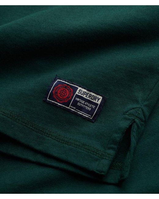 Superdry Green & Co Vintage Athletic Jersey Rugby Top for men