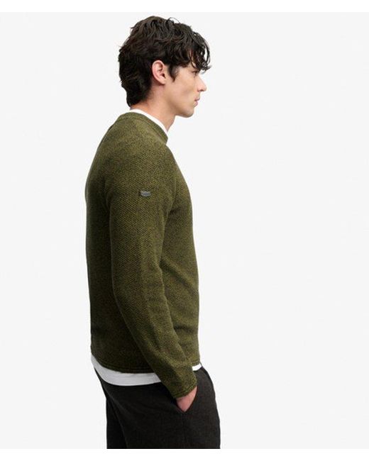 Superdry Green & Co Texture Knit Jumper for men