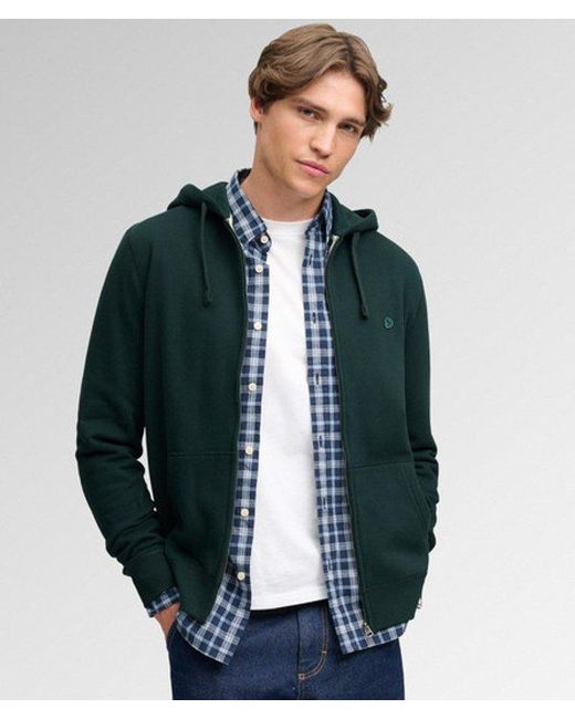 Superdry Gray & Co Essential Logo Zip Hoodie for men