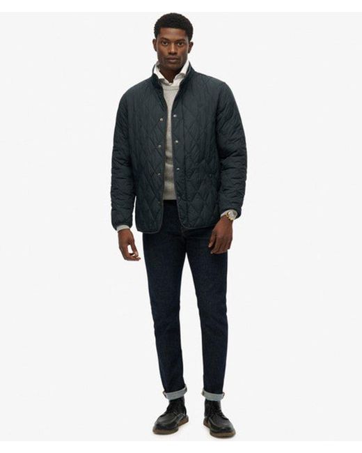 Superdry Blue & Co Quilted Estate Jacket for men