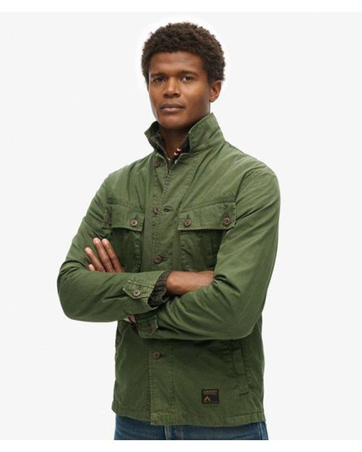 Superdry Green & Co Military Overshirt Jacket for men