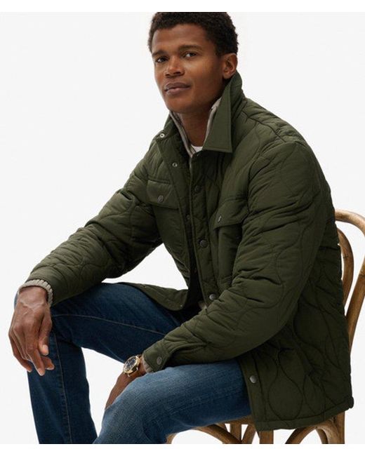 Superdry Green & Co Surplus Liner Overshirt for men