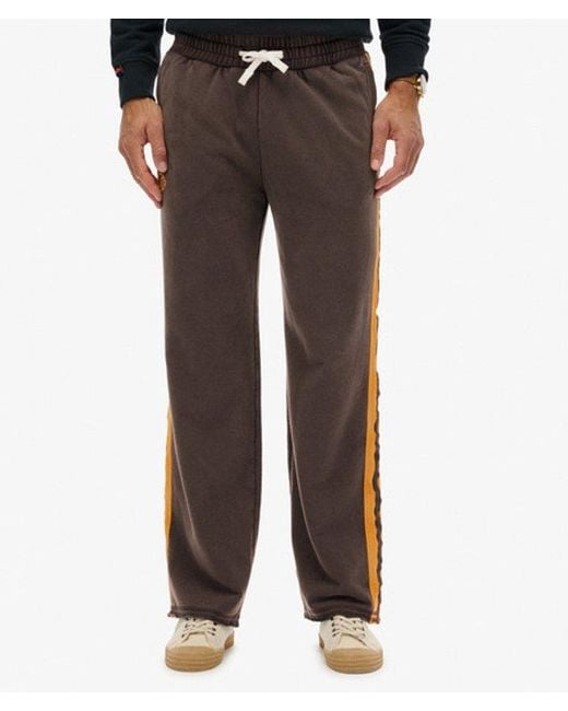 Superdry Black & Co Athletic Fives joggers for men