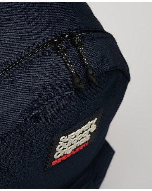Superdry Blue Classic Montana Backpack Navy Size: 1size