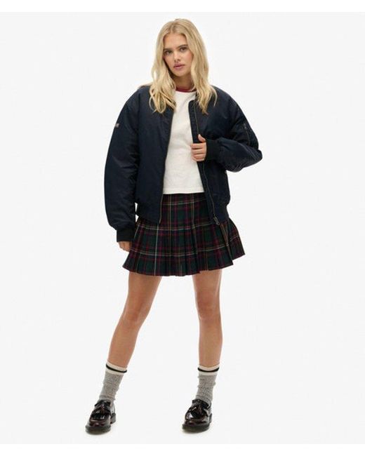 Superdry Blue Ma1 Bomber Jacket