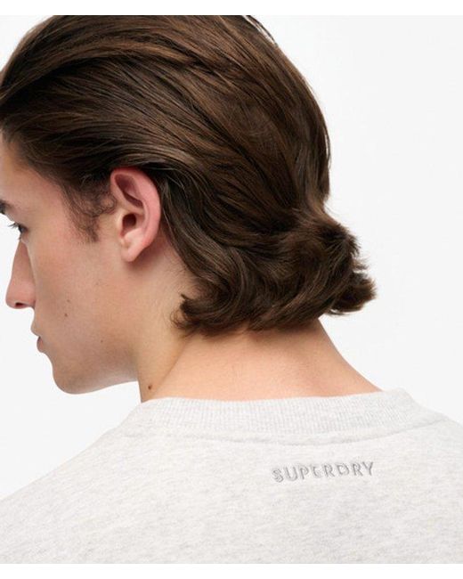 Superdry White & Co Oversized Crew Sweatshirt for men