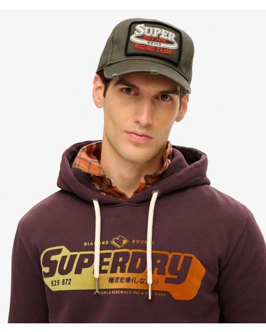 Superdry Green & Co Embroidered Graphic Trucker Cap