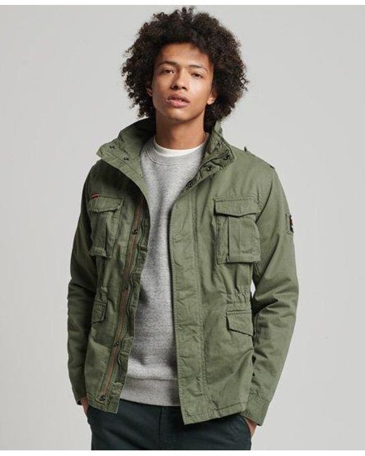 Superdry Classic Rookie Jacket in Green for Men | Lyst UK