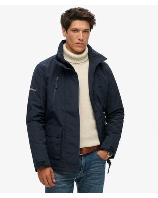 Superdry Ultimate Windbreaker Jas in het Blue voor heren