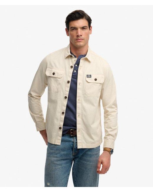 Superdry Natural & Co Two Pocket Overshirt for men