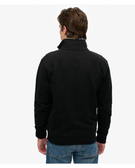 Superdry Black & Co Essential Logo Track Top for men