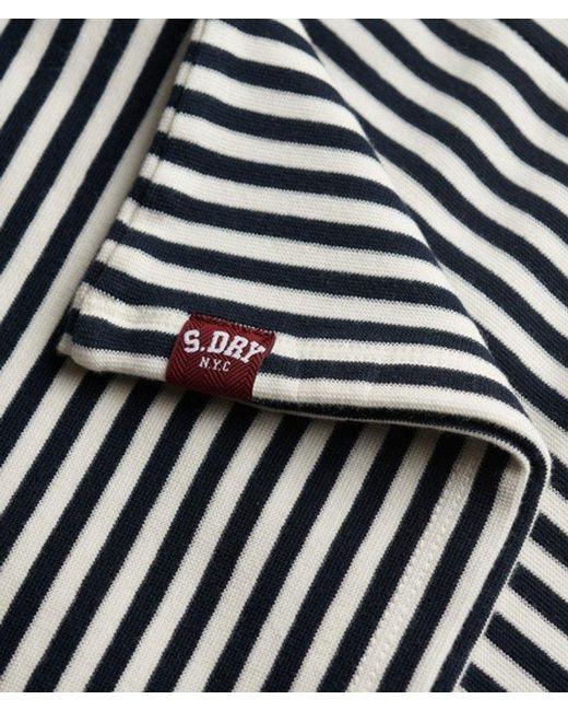 Superdry Athletic Essentials Jersey Bandeautop in het Blue