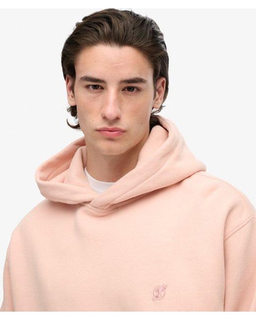 Superdry Pink & Co Oversized Hoodie for men