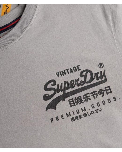Superdry Gray & Co Vintage Logo Tokyo Relaxed T-shirt for men