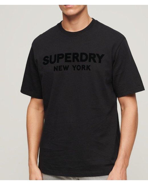 Superdry Black & Co Luxury Sport Loose Fit T-shirt for men