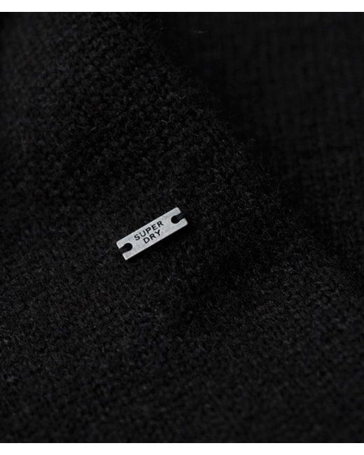 Superdry Geborstelde Coltrui in het Black voor heren