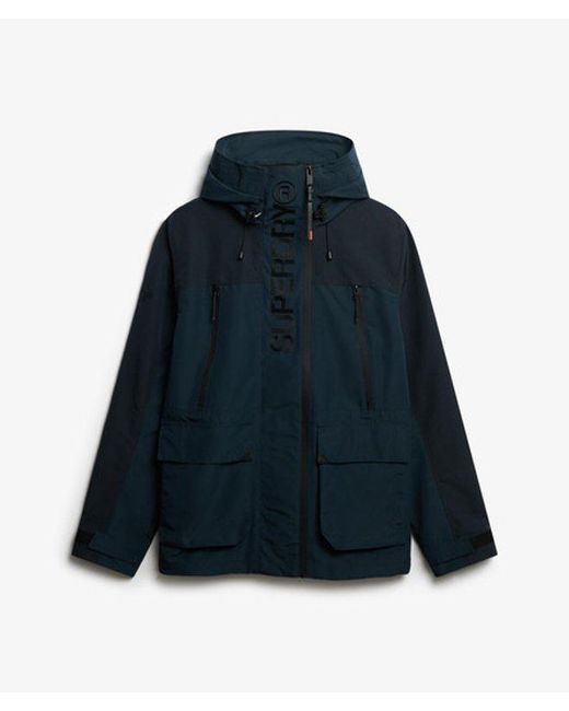 Homme Coupe-Vent Colour Block Taille Superdry pour homme en coloris Blue
