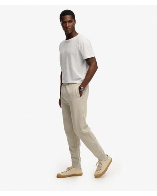 Superdry White & Co Essential Logo Half Brushed joggers for men