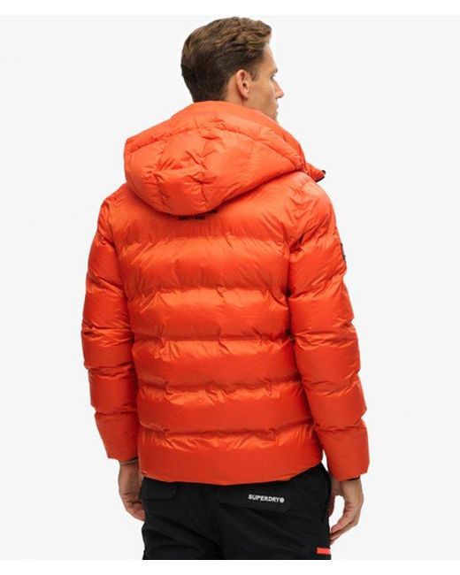 Superdry Red & Co Ski Sport Puffer Jacket for men