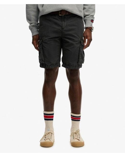 Superdry Black & Co Parachute Light Shorts for men