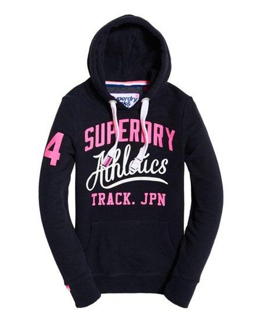 Superdry Blue Track & Field Hoodie Eclipse