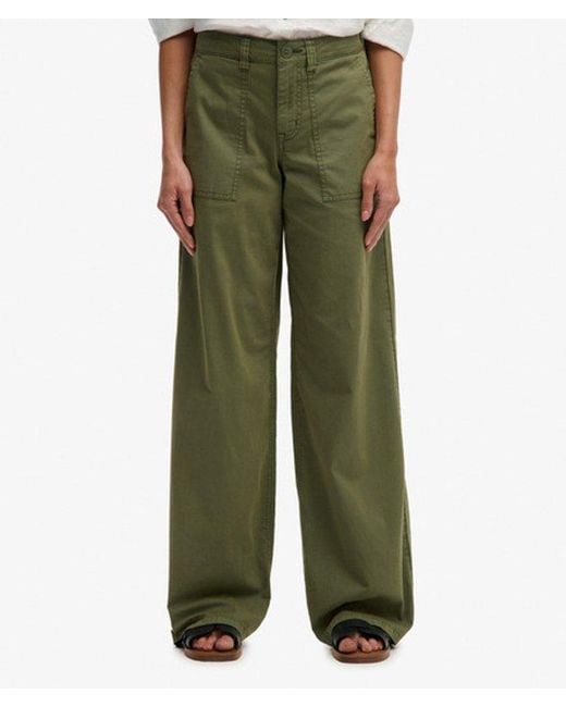 Superdry Green & Co baggy Cargo Pants