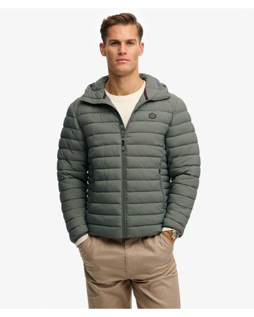 Superdry Green & Co Hooded Fuji Lite Jacket for men