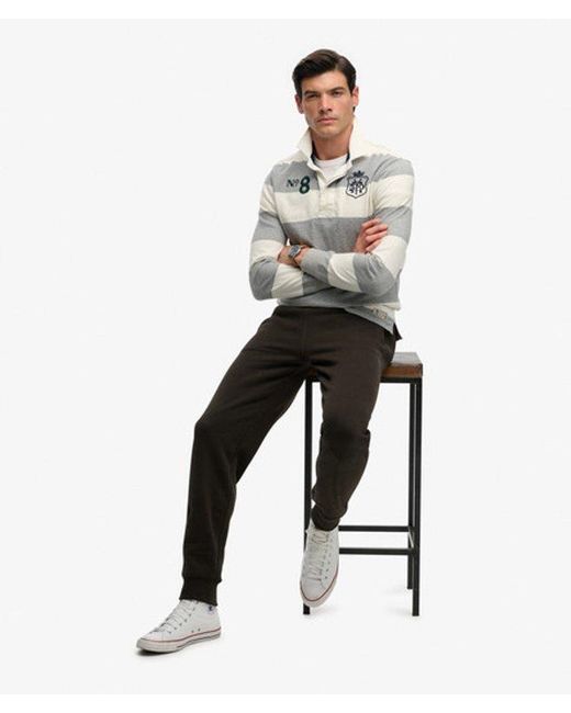 Superdry White & Co Essential Logo Half Brushed joggers for men