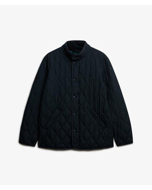 Superdry Blue & Co Quilted Estate Jacket for men