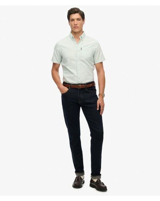 Superdry White & Co Oxford Short Sleeve Shirt for men