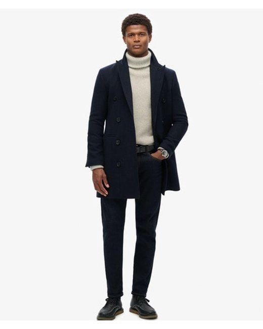 Superdry Blue & Co The Merchant Store - Town Coat for men